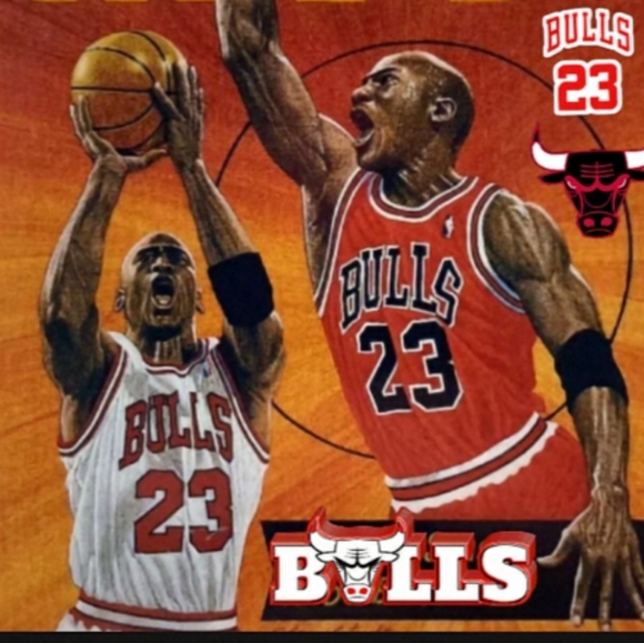 NEW!💯 MICHAEL JORDAN 8.5x11 GLOSSY COLOR ART CHICAGO BULLS SELF CREATED POSTER! - Picture 4 of 5